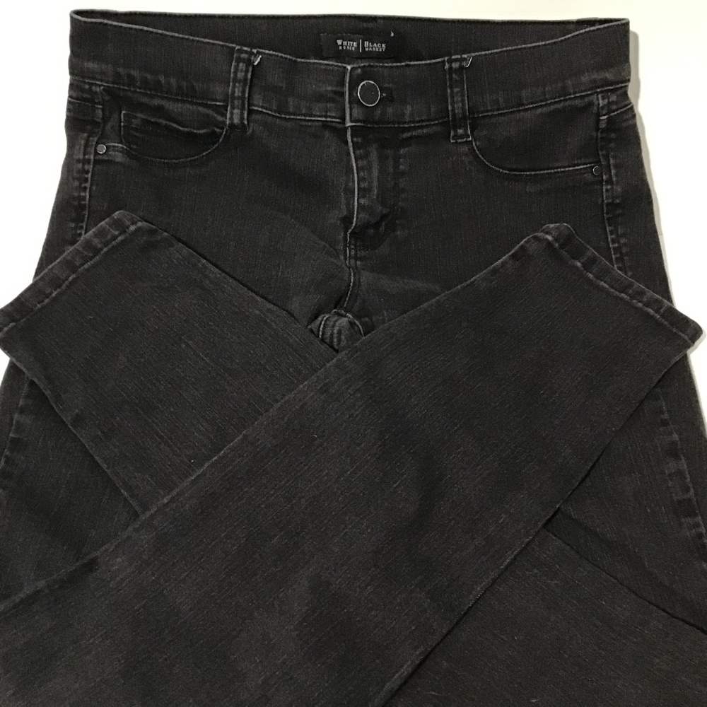 White House‎ Black Market Womens Black Skinny Leg S